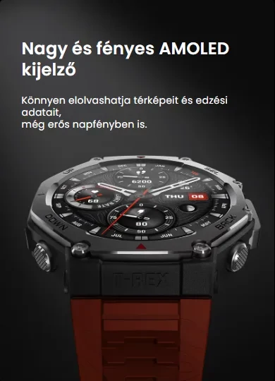 Amazfit T-Rex 3 okosóra (NFC version)