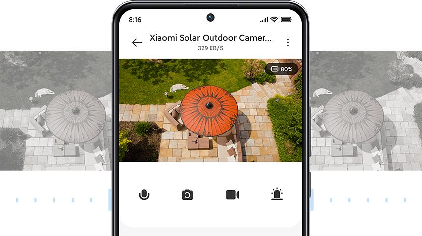 Xiaomi Solar Outdoor Camera BW400 Pro Set napelemes kültéri kamera szett